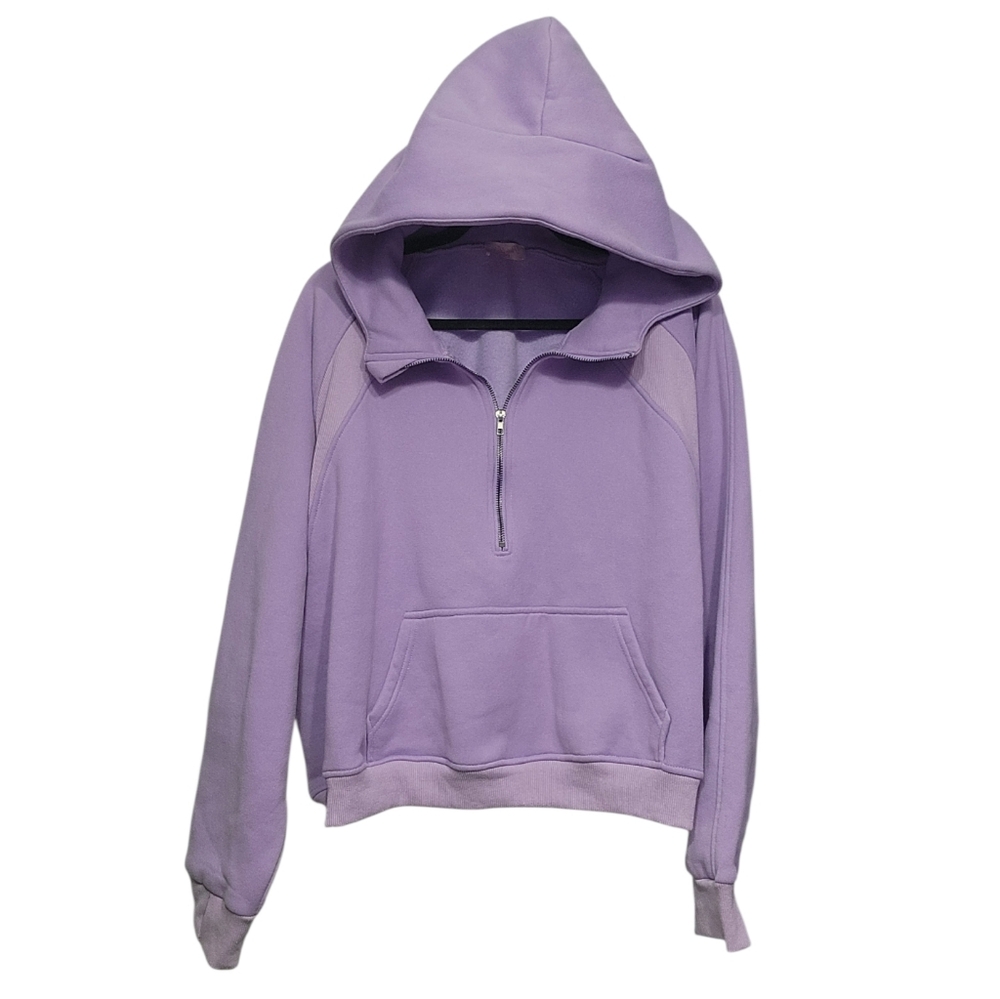 Pink Lily Lavender Hoodie Sweater
